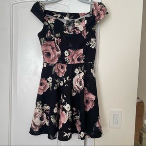 Windsor Off The Shoulder Floral Dress